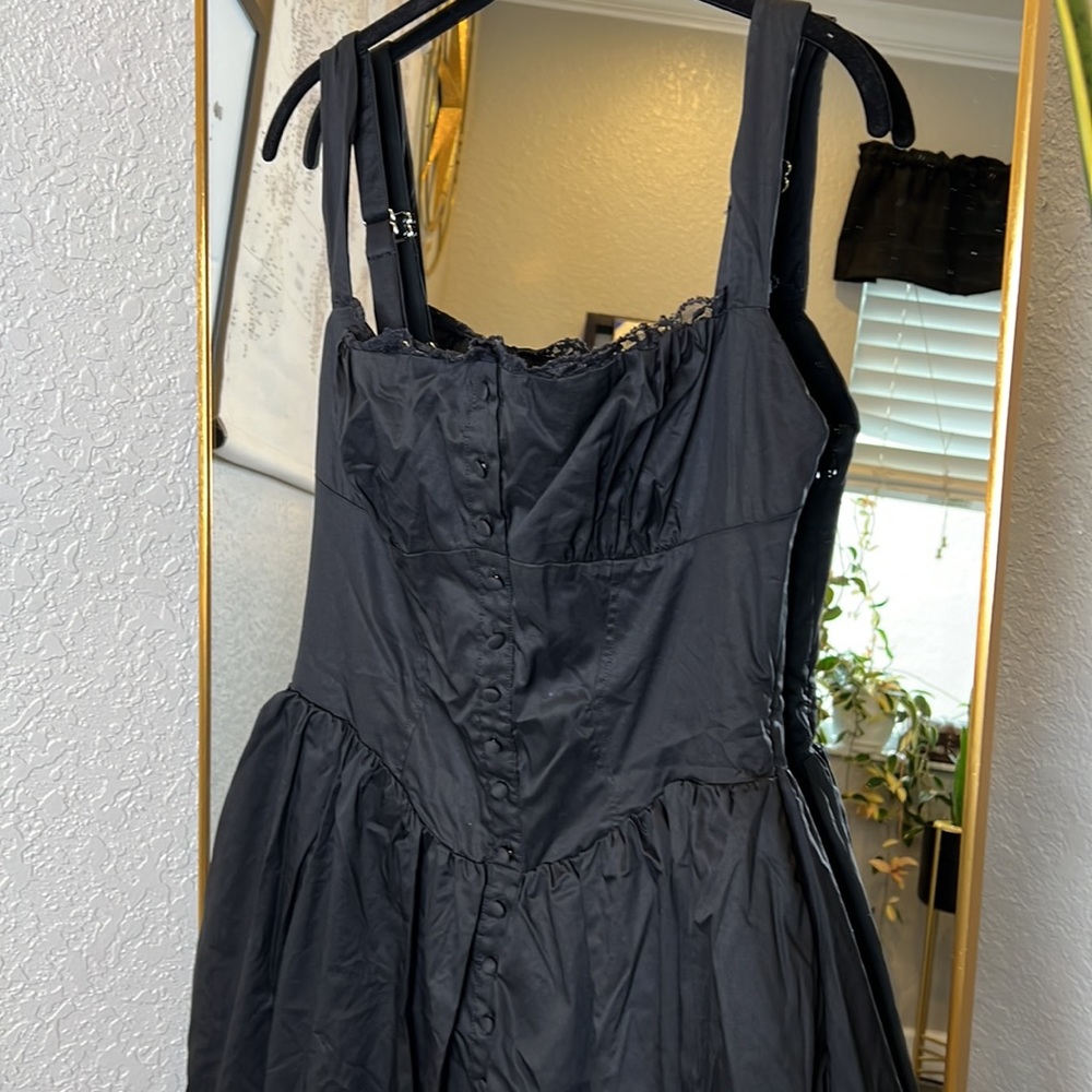 HOUSE OF CB 'Tatiana' Black Midi Sundress NWOT - Picture 11 of 11